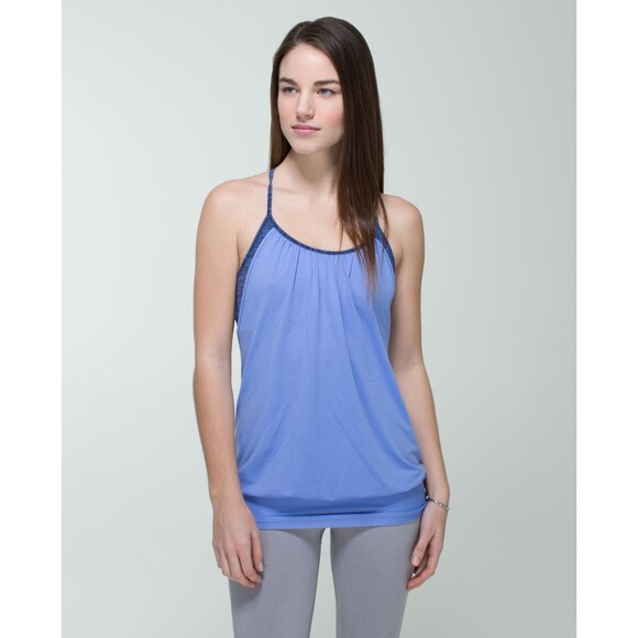Lululemon No Limits Tank Lullaby / Wee Are From Space Cadet Blue - Picture 2 of 6